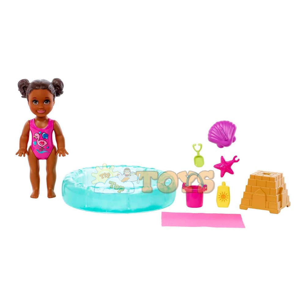 Set de joacă Barbie Skipper Babysitters set piscină HJY26 Mattel