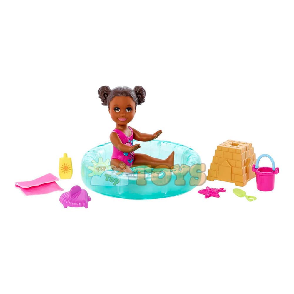 Set de joacă Barbie Skipper Babysitters set piscină HJY26 Mattel