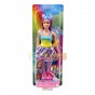 Păpușă Barbie Dreamtopia Unicorn cu păr albastru - mov HGR20