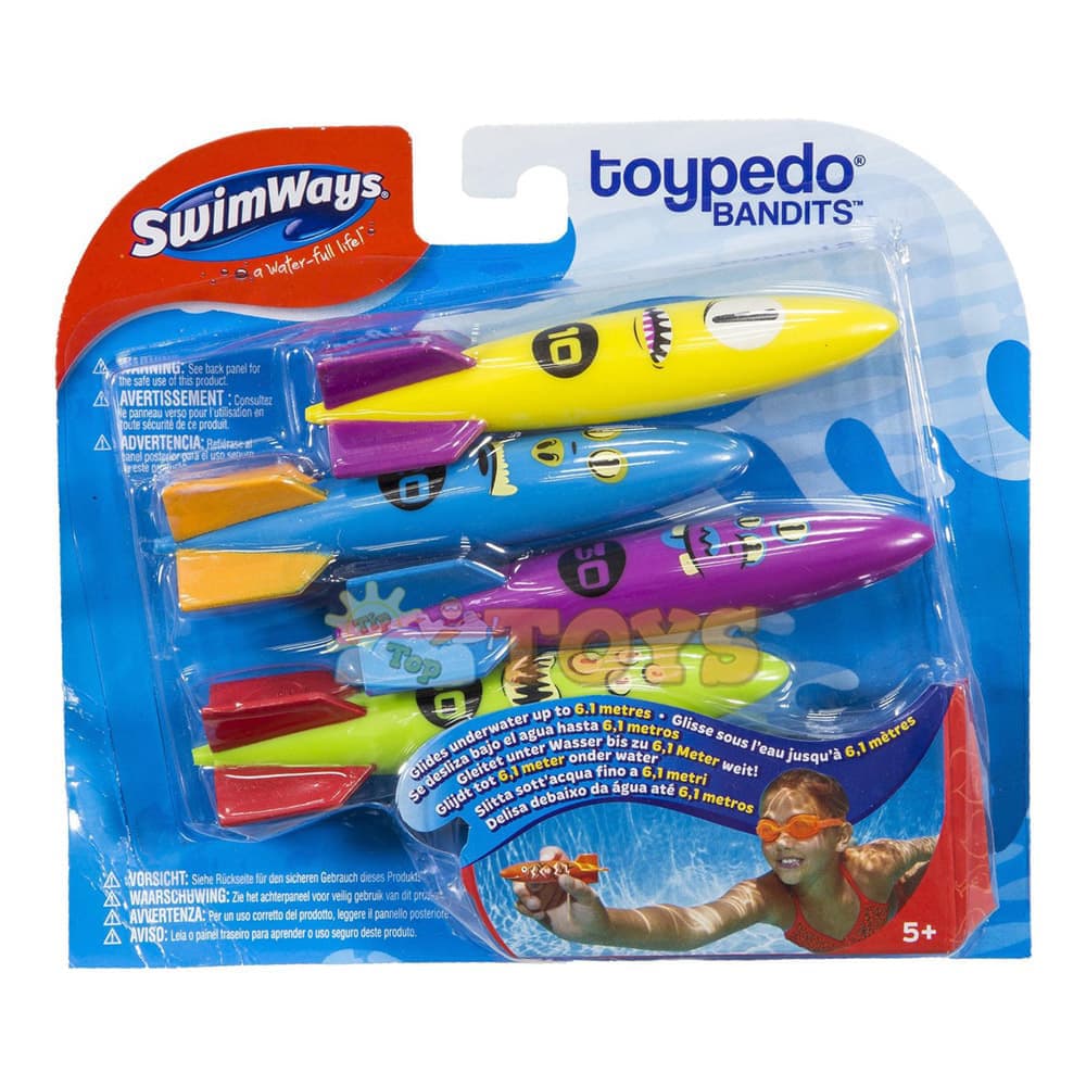 SwimWays Jucărie pentru piscină de scufundare Toypedo Bandits