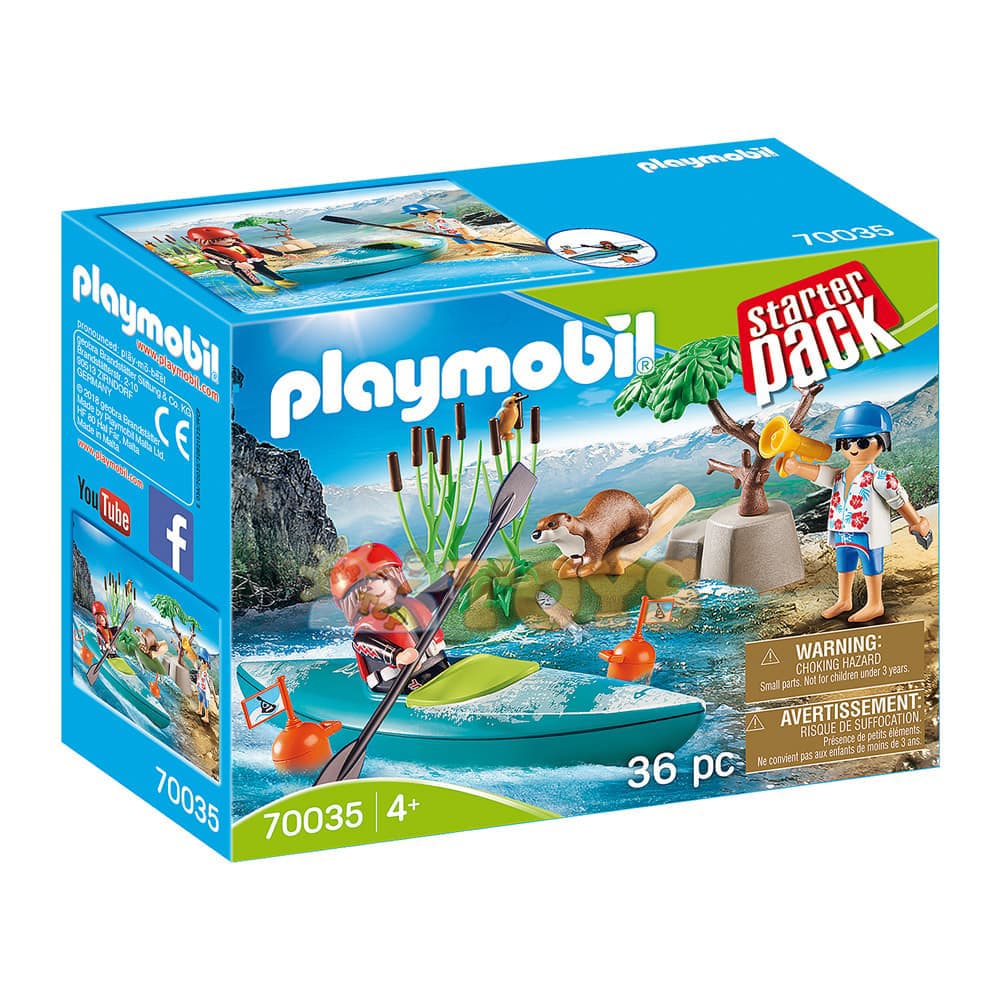 playmobil Set aventura cu caiac 70035 - 36 piese
