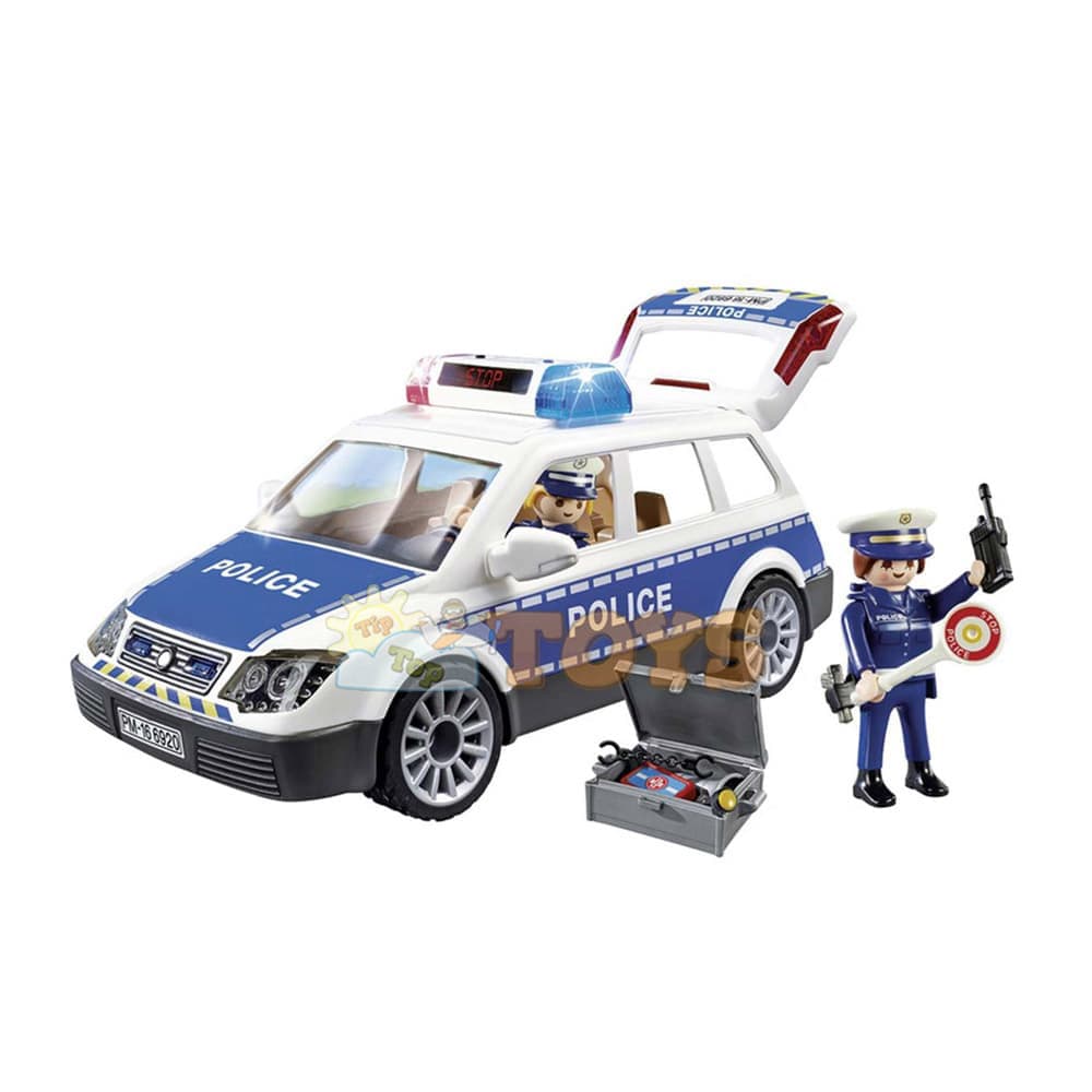 playmobil Mașina de poliție cu lumină și sunete 6920 - 35 piese