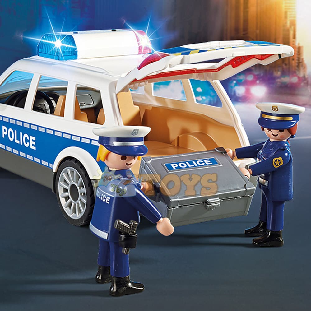 playmobil Mașina de poliție cu lumină și sunete 6920 - 35 piese