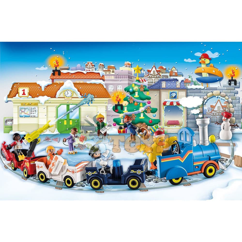playmobil Calendar Crăciun Duck On Call  70901 - 137 piese