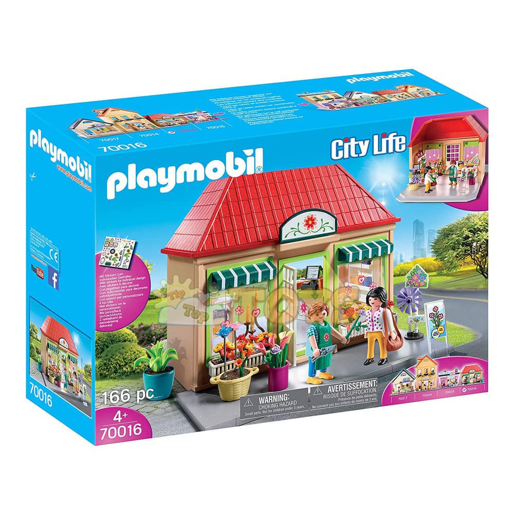 playmobil Supermarket Florărie 70016 - 166 piese