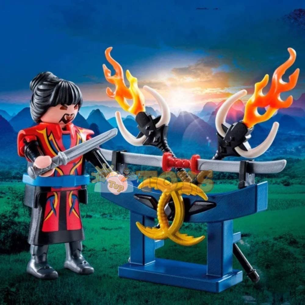 playmobil Figurină războinic cu arme 70158 - 10 piese