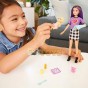 Păpușă Barbie Babysitters Skipper cu bebeluș blond GRP11 Mattel