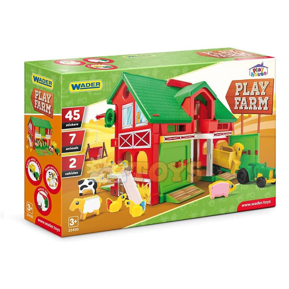 WADER Set de joacă Play Farm cu accesorii 25450
