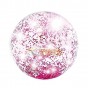 INTEX Minge de plajă cu glitter 51cm 58070 glitter beach ball roz