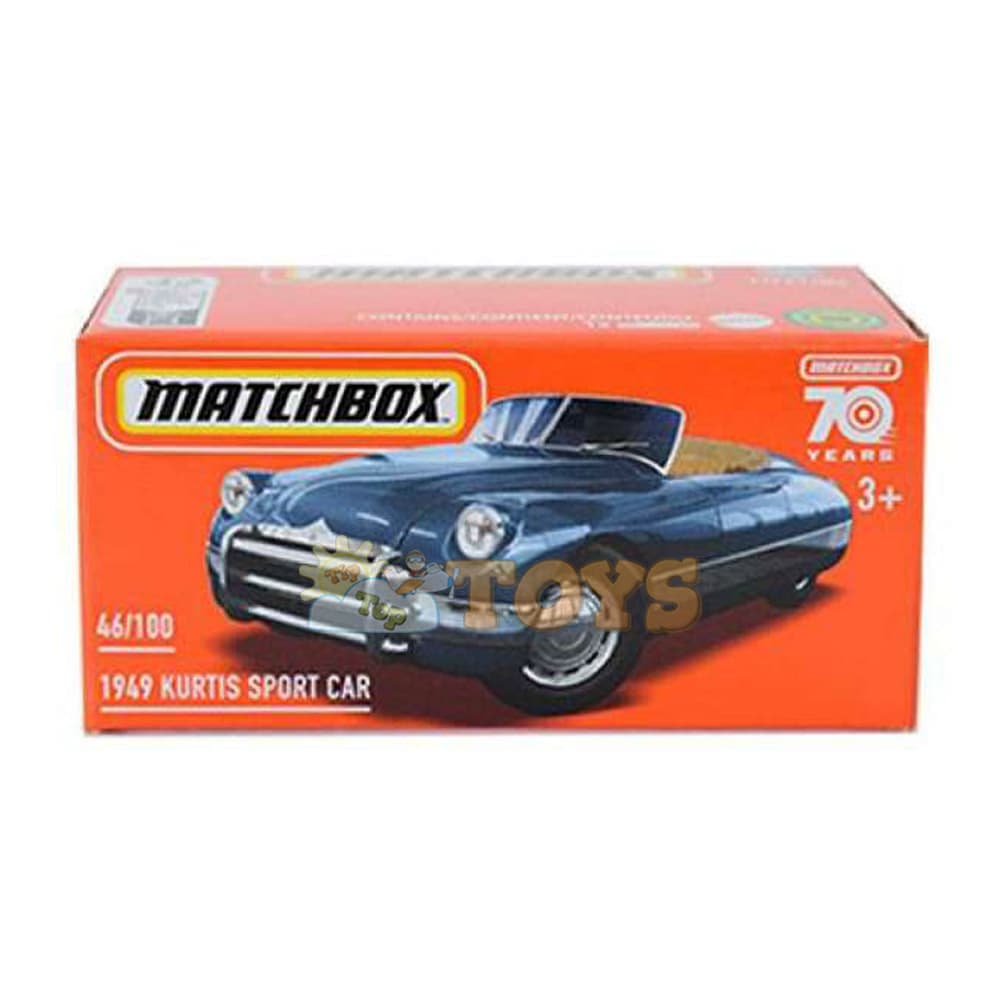 MATCHBOX Mașinuță metalică 1949 Kurtis Sport Car HLD85 Mattel