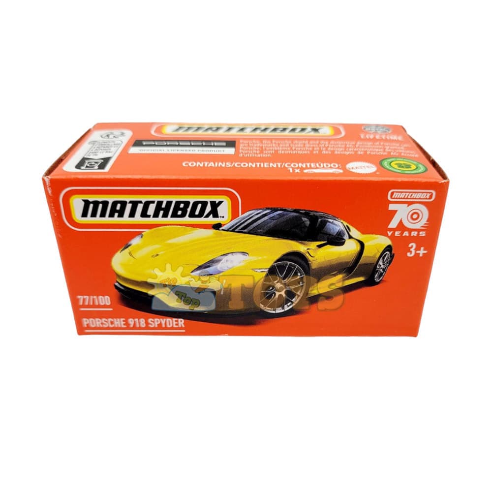 MATCHBOX Mașinuță metalică Porsche 918 Spyder HLD91 Mattel