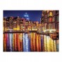 Clementoni Puzzle Amsterdam pe timp de noapte 35037 500 piese