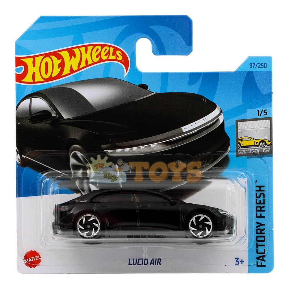 Hot Wheels Mașinuță metalică Lucid Air HKK76 Factory Fresh Mattel