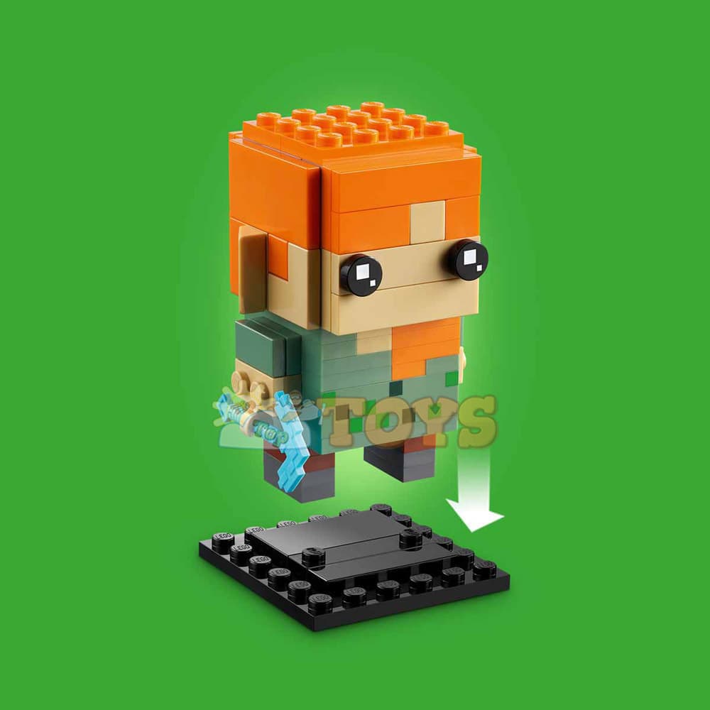 LEGO® BrickHeadz Alex 40624 - 86 piese Minecraft