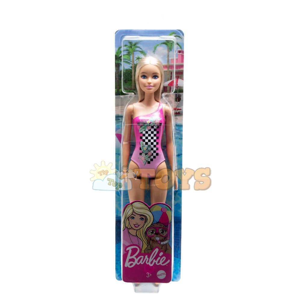 Păpușă Barbie La plajă blondă HDC50 Beach Mattel