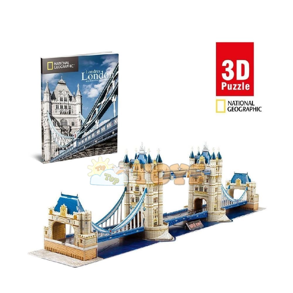 Puzzle 3D Tower Bridge London Cubic Fun 3D DS0978 120 piese