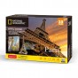 Puzzle 3D Turnul Eiffel Paris Cubic Fun 3D DS0998 80 piese