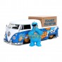 Jada Toys Mașinuță metalică Sesame Street Cookie Monster VW Bus