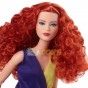 Păpușă Barbie Signature Looks Red Hair Red Skirt Curly hair HJW80
