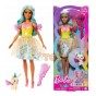 Păpușă Barbie A Touch of Magic Teresa cu iepuraș HLC36 - Mattel