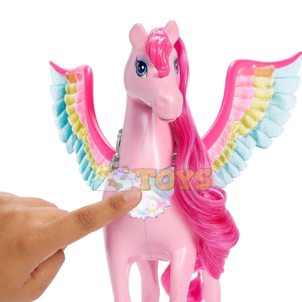 Set de joacă Barbie A Touch of Magic Pegasus cu accesorii HLC40