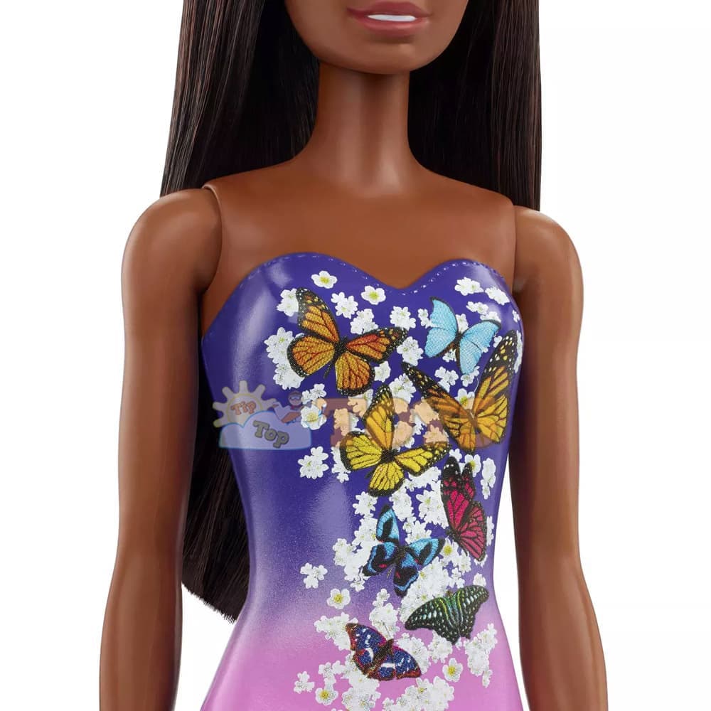 Păpușă Barbie brunetă în costum de baie HDC48 - Mattel