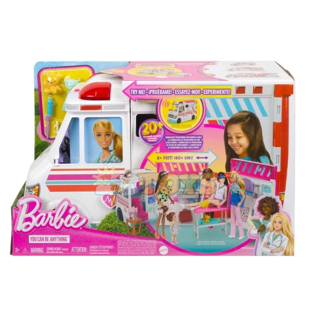 Set de joacă Barbie Clinica mobilă, caravană Care Clinic HKT79