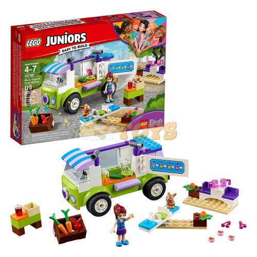 LEGO® Juniors Piața Miei 10749 Mias Organic Food Market - 115 piese