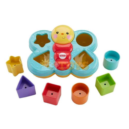 Fisher-Price Jucărie interactivă Fluturaș cu forme și activități CDC22