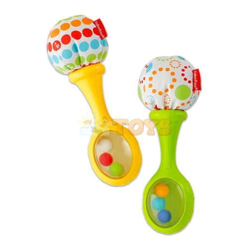 Fisher-Price Jucărie zorăitoare pentru bebeluși Zola Maracas BLT33