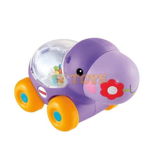 Fisher-Price Jucărie interactivă de împins Poppity hipopotam BGX30