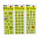 Sticker decorativ pentru cameră copii tip PVC cu burete Smiley hazlii