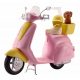 Barbie Scuter cu animal de companie - Scooter de jucărie FRP56 Mattel