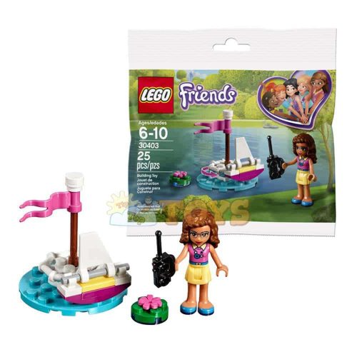 LEGO® Friends Barca cu telecomandă a Oliviei 30403 - 25 piese