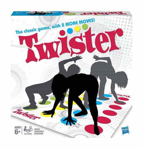 Joc de societate Twister 2 cu mai multe mișcări 2-4 jucători Hasbro