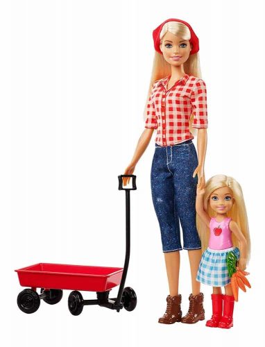 Barbie Set de joacă Păpușă Barbie și Chelsea Fermier GCK84 Mattel