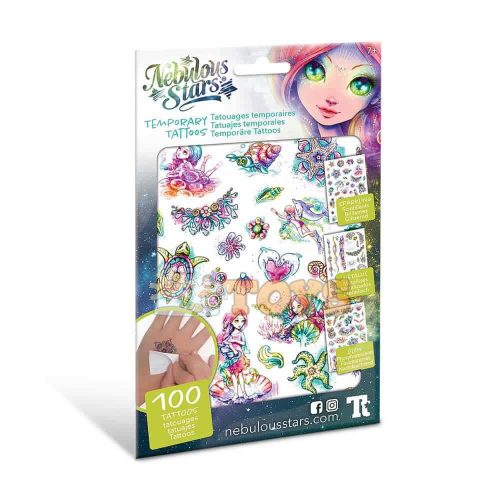 Nebulous Stars Tatuaj folie 100 buc Coralia Temporary Tattoos 11413