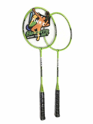 Set 2 rachete badminton cu fluturaș Sport TOY Set multicolor