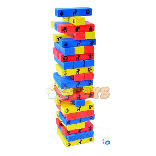 PAW Patrol JENGA Patrula cățelușilor Joc de societate Original din lemn