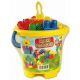 Cuburi construcții pentru copii Maxi Blocks în găleată 24 buc Dohany Toys