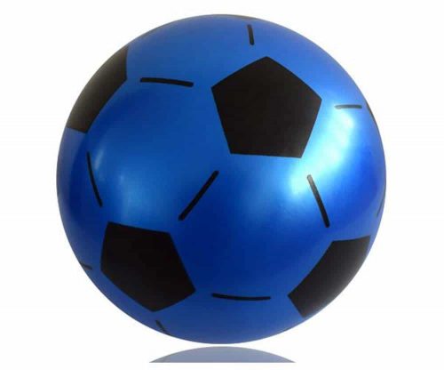 Minge cauciuc pentru copii model Football 14cm gonflabilă diverse culori