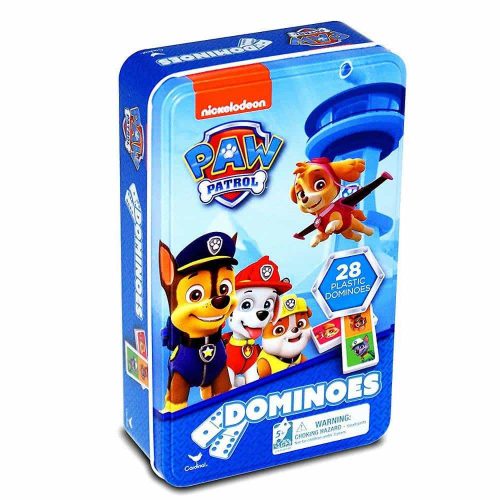 PAW Patrol Domino în cutie de metal Patrula Cățelușilor 28 piese 58603