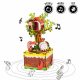 Robotime Music Box Puzzle 3D din lemn Casă în copac cutie muzicală