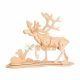 rowood Puzzle 3D din lemn Animale sălbatice Cerb Ren - Reindeer