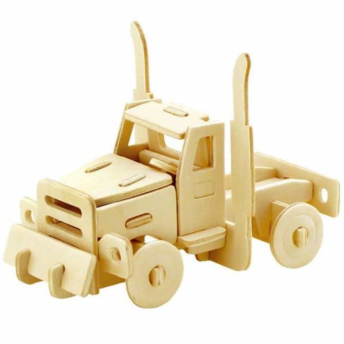 rowood Puzzle 3D din lemn Camion cap tractor american JP145 20 piese