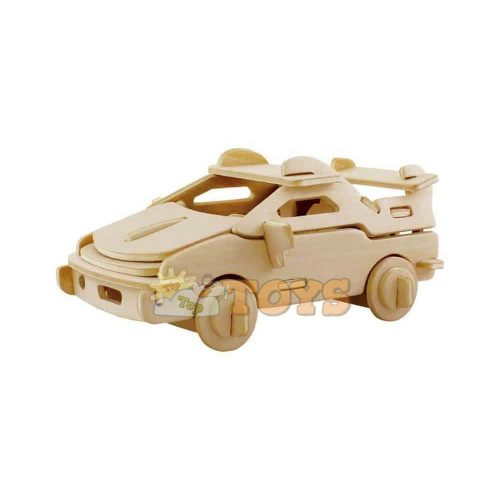 Robotime Puzzle 3D din lemn Mașinuță de curse Ferrari JP235 - 33 piese