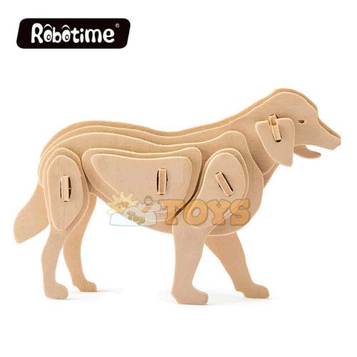 rowood Puzzle 3D din lemn Animale de companie Câine 24 piese JP111