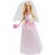 Păpușă Barbie în rochie mireasă cu voal lung și accesorii CFF37 Mattel