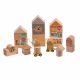 Set de construcție din lemn mare 35 piese Lucy&Leo LL175 - 2 mașinuțe