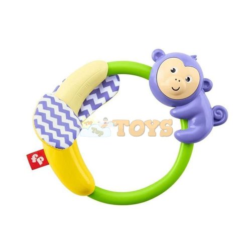 Fisher-Price Jucărie zornăitoare pentru copii Maimuță GGF06 - Mattel